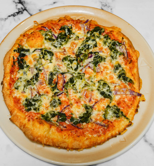 Pizza Spinat